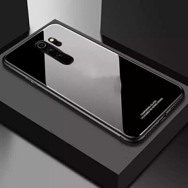 

Силиконовый со Стеклянной крышкой для Xiaomi Redmi Note 8 Pro цвет Черный (084707_1)