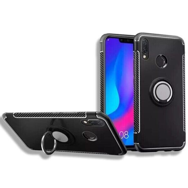 

Противоударный с кольцом для Huawei P Smart Plus цвет Черный (011706_1)