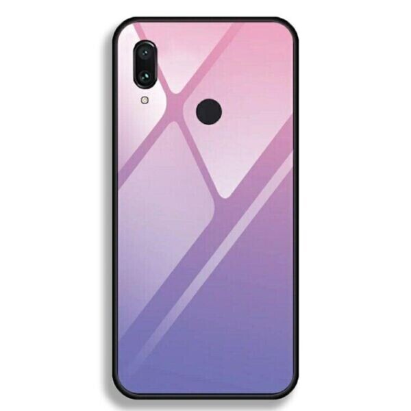 Акція на Силиконовый GlassCase с градиентом для Samsung Galaxy M20 цвет Розово-Фиолетовый (062659) від Allo UA
