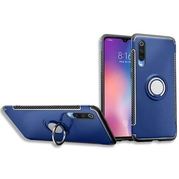 

Противоударный с кольцом для Xiaomi Mi9 SE цвет Синий (083806)