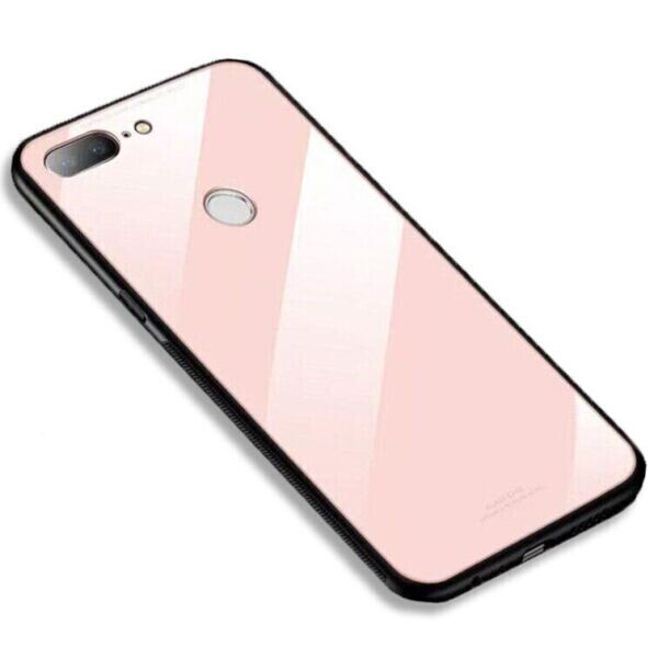 

Силиконовый со Стеклянной крышкой для Xiaomi Mi8 lite цвет Розовый (083007_6)
