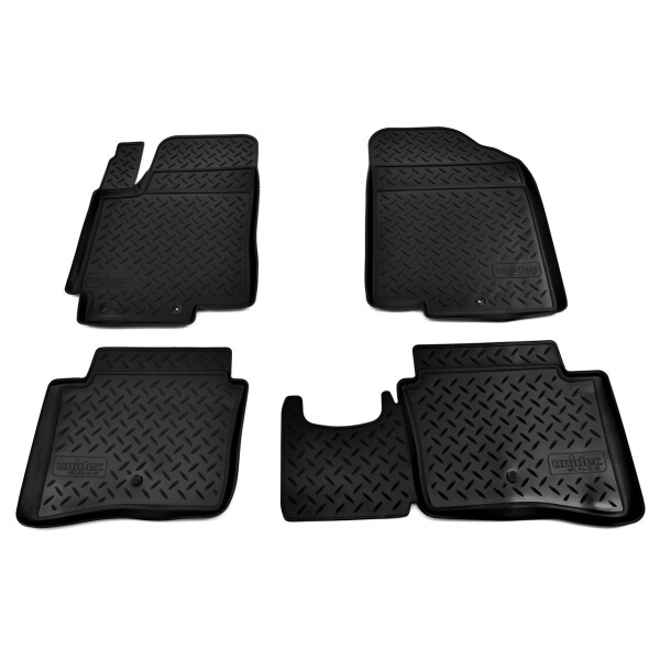 

Коврики в салон для Hyundai Accent/Solaris (10-) (полиур., компл - 4шт) NPL-Po-31-35