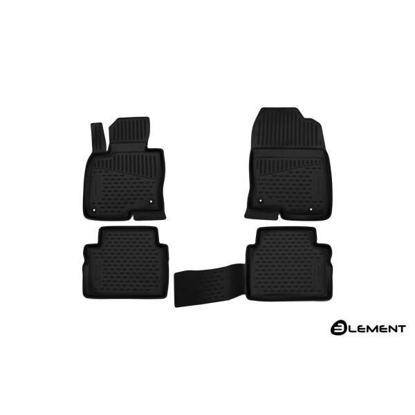 

Коврики в салон для MAZDA CX-5, 2017-, 4 шт. (полиуретан)