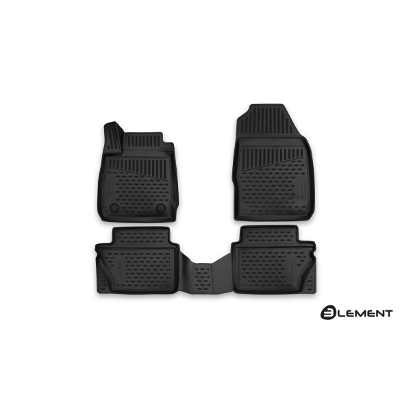 

Коврики в салон для FORD Fiesta, 2015-, 4 шт. (полиуретан) 3D