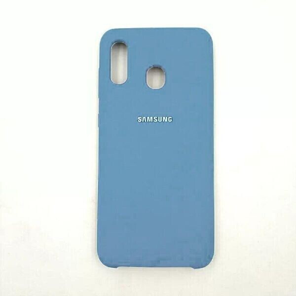 

Оригинальный Silicone cover для Samsung Galaxy M20 цвет Голубой (062637)