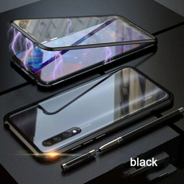 

Магнитный с защитным стеклом для Xiaomi Mi9 цвет Чёрный (083768)