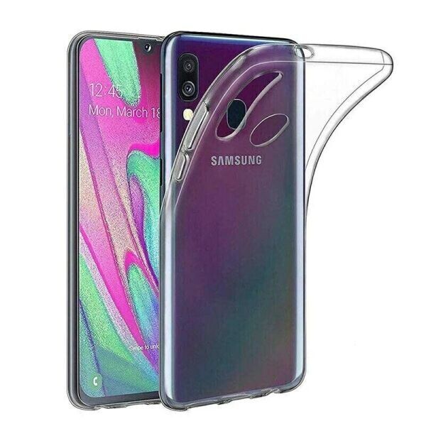 

Прозрачный Силиконовый TPU для Samsung Galaxy A40 (063202)