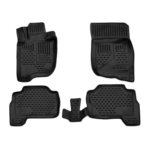 

Коврики в салон для MITSUBISHI Pajero Sport, 2016-, 4 шт. (ПУ, повыш износ) 3D