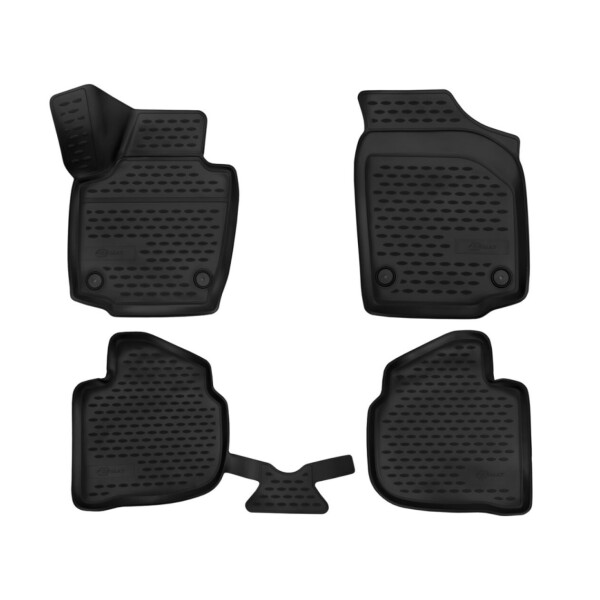 

Коврики в салон для SKODA Rapid, 2013- 4 шт. (ПУ, повыш износ) 3D