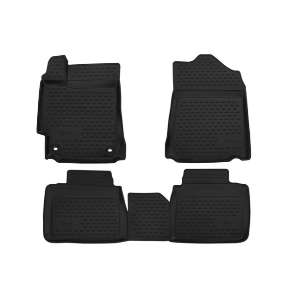 

Коврики в салон для TOYOTA Camry, 2014-, 4 шт. (ПУ, повыш износ) 3D