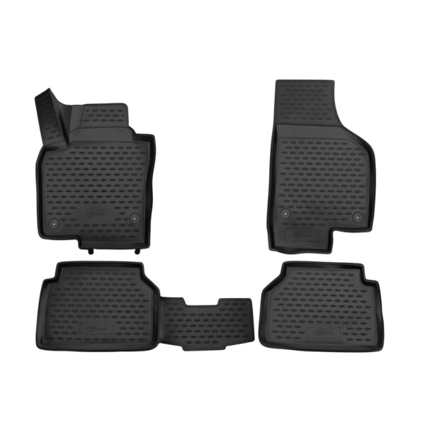 

Коврики в салон для VOLKSWAGEN Tiguan 10/2007-2016, 4 шт. (ПУ, повыш износ) 3D