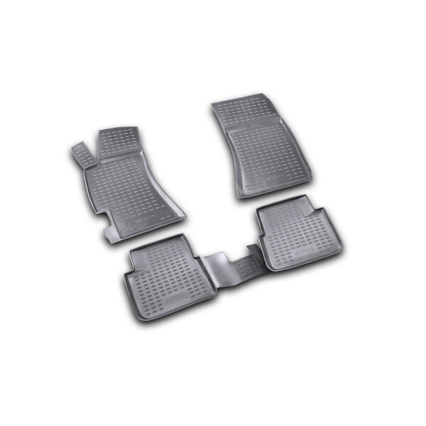 

Коврики в салон для Subaru XV 2017-> 4 шт полиуретан 3D ELEMENT3D4622210k