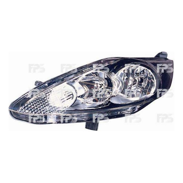 

Фара передняя Ford Fiesta 08-13 левая, черн.рамка, электр. регулир. 2810 R1-P
