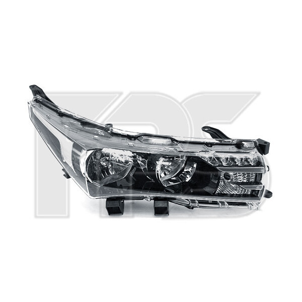 

Фара передняя TOYOTA COROLLA 13-16 правая, без LED, мех.регулир. 7037 R2-P