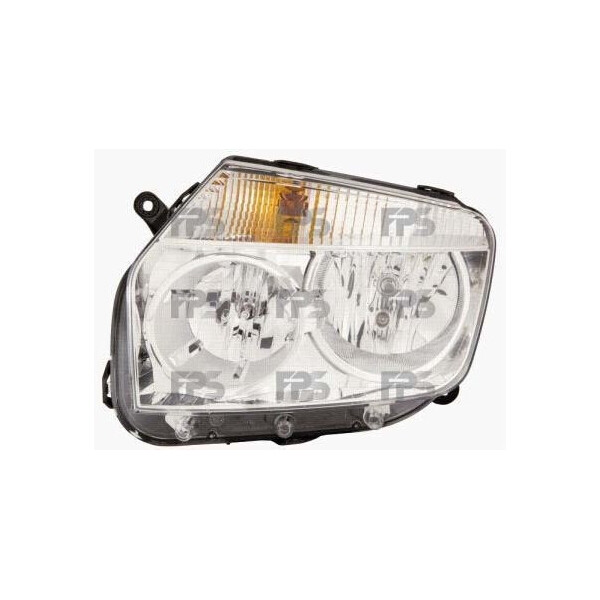 

Фара передняя RENAULT DUSTER 10-15 левая, хром рамка, мех.регулир. 5627 R1-P