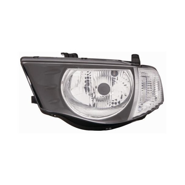 

Фара передняя MITSUBISHI L200 05-15 левая, белый поворотн, мех.регулир. 4813 R7-P