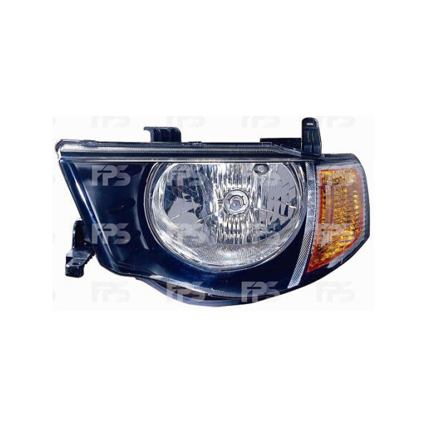 

Фара передняя MITSUBISHI L200 05-15 левая, желт. поворотн, мех.регулир. 4813 R3-P