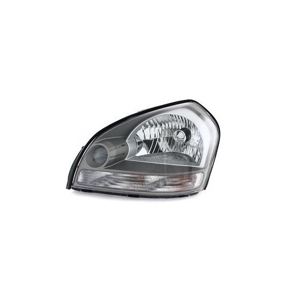 

Фара передняя HYUNDAI Tucson (JM) 04-13 левая, серая рамка, мех.регулир. 3217 R1-P