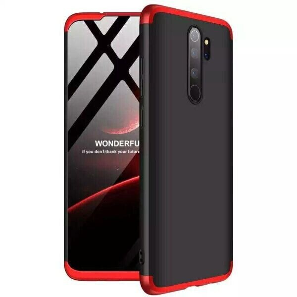 

GKK 360 градусов для Xiaomi Redmi Note 8 Pro цвет Черно-Красный (084710_8)