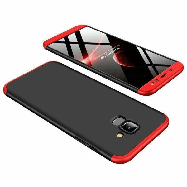 

Чехол GKK 360 градусов для Samsung Galaxy J6 (2018) / J600 цвет Черно-Красный (061110_8)