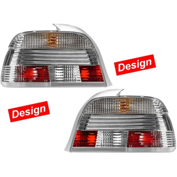 

Фонари задние BMW 5 (E39) 1995-2003 серебристые Design кт 2шт 2SK 008 272-801