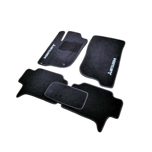 

Коврики в салон ворсовые для Mitsubishi Pajero Sport (2008-2015) /Чёрные, кт. 5шт BLCCR1402