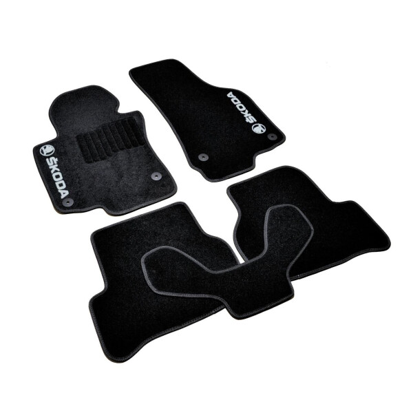 

Коврики в салон ворсовые для Skoda Octavia A5 (2004-2013) /Чёрные, кт. 5шт BLCCR1561