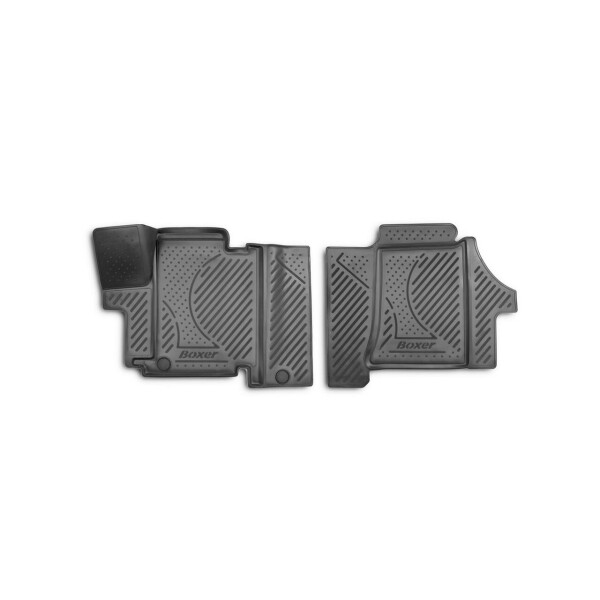 

Коврики в салон для Peugeot Boxer 08/2014-> Фургон минибус 2 шт полиуретан 3D D000000022