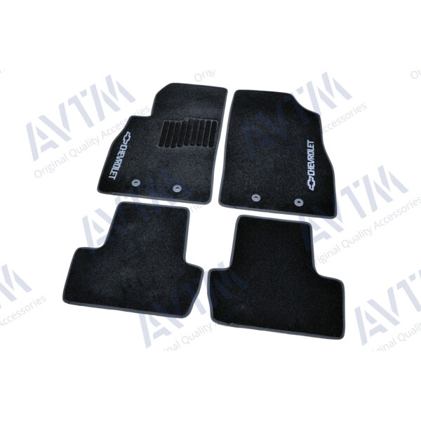 

Коврики в салон для Chevrolet Volt 2010-2015 /Чёрные ворс 4шт BLCCR8333