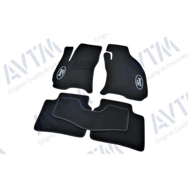 

Коврики в салон ворсовые для Ford Mondeo (2000-2006) /Чёрные, 5шт