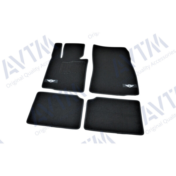 

Коврики в салон ворсовые для Mini Cooper Countryman (2010-) R60 /Чёрные 4шт