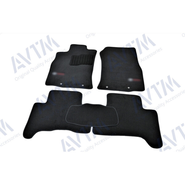 

Коврики в салон ворсовые для Toyota FJ Cruiser (2006-) /Чёрные Premium