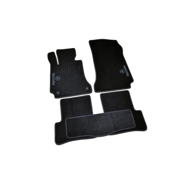 

Коврики в салон ворсовые для Mercedes C202 (1993-2000) /Чёрные 5шт BLCCR1334