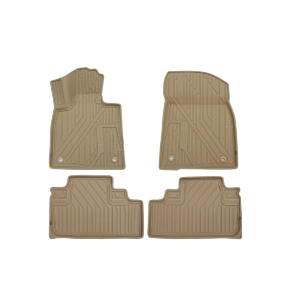 

Коврики в салон для LEXUS RX, 2015-, 4 шт. (полиуретан, бежевый, бежевый) 3D