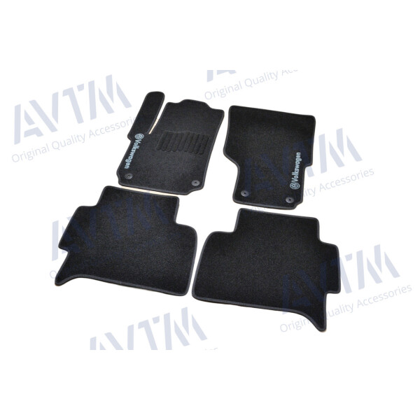 

Коврики в салон ворсовые для Volkswagen Amarok (2010-) /Чёрные 5шт BLCCR1651