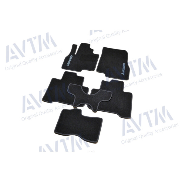 

Коврики в салон ворсовые для Mitsubishi Grandis (2003-2011) /Чёрные BLCCR1389