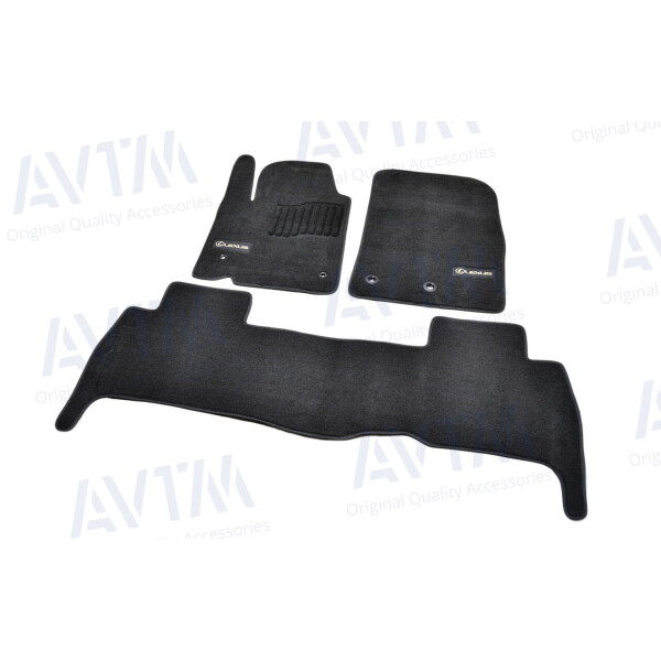 

Коврики в салон ворсовые для Lexus LХ570 (2007-2012) /Чёрные Premium BLCLX1304