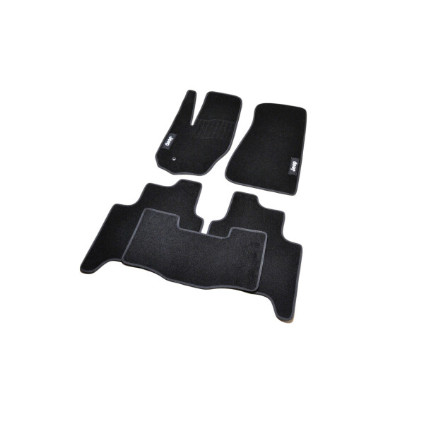 

Коврики в салон ворсовые для Jeep Grand Cherokee (2005-2010) /Чёрные 5шт