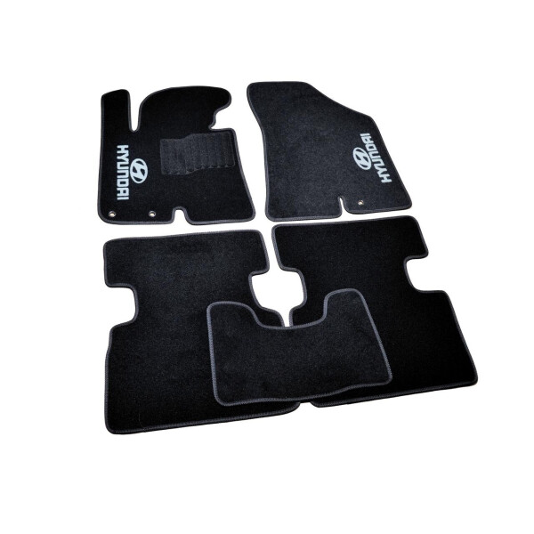 

Коврики в салон ворсовые для Hyundai IX35 (2010-) /Чёрные, кт. 5шт BLCCR1229