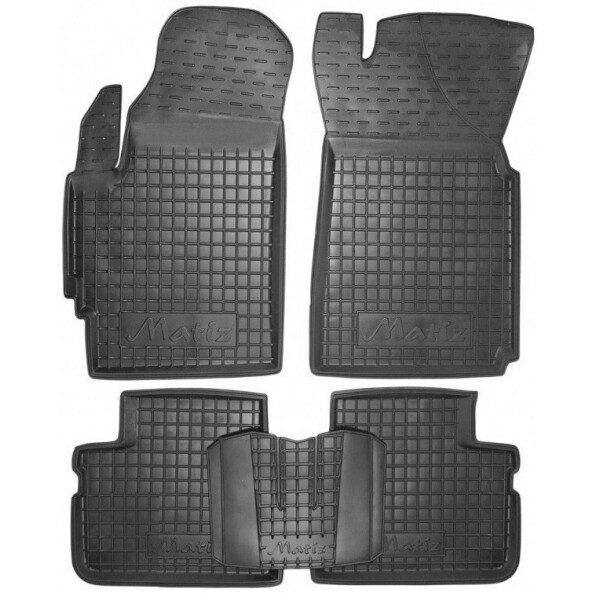 

Коврики в салон для Daewoo Matiz 1998- черный, кт - 4шт 11148 Avto-Gumm