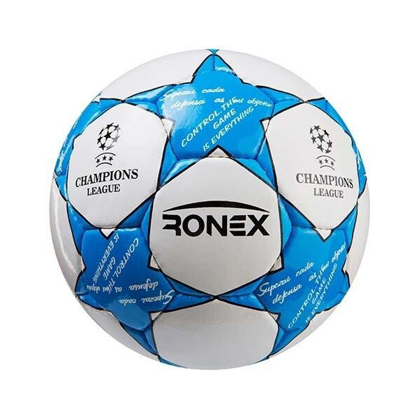 

Мяч футбольный DXN Ronex FN2, голубой