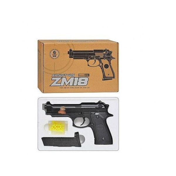 

Пистолет детский железный ZM 18