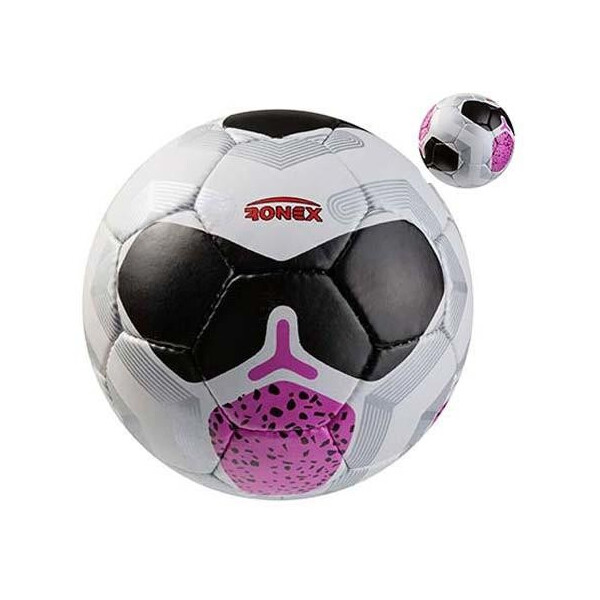 

Мяч футбольный Grippy Ronex NK, черный/розовый