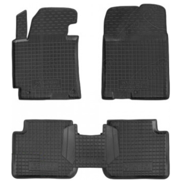 

Коврики в салон для Hyundai Elantra 2007-2011 черный, кт - 4шт 11156 Avto-Gumm