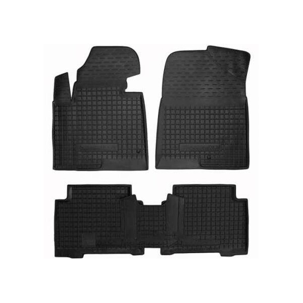 

Коврики в салон для Hyundai Santa Fe 2012 - черный, кт-4шт 11166 Avto-Gumm