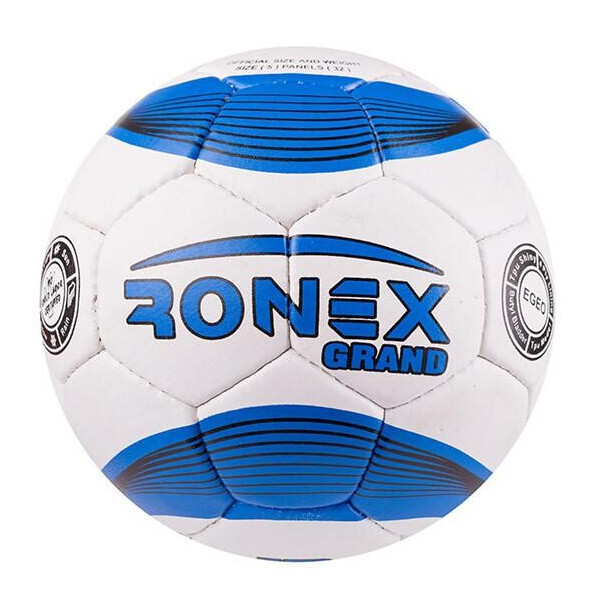 

Мяч футбольный Grippy Ronex-JM1 Grand, голубой