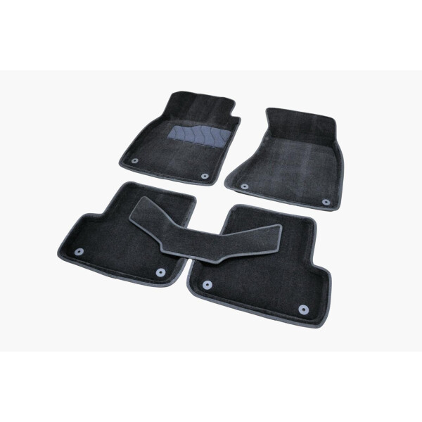 

Коврики в салон 3D для Audi A6 (C7) 2011- /Черные 5шт 86291