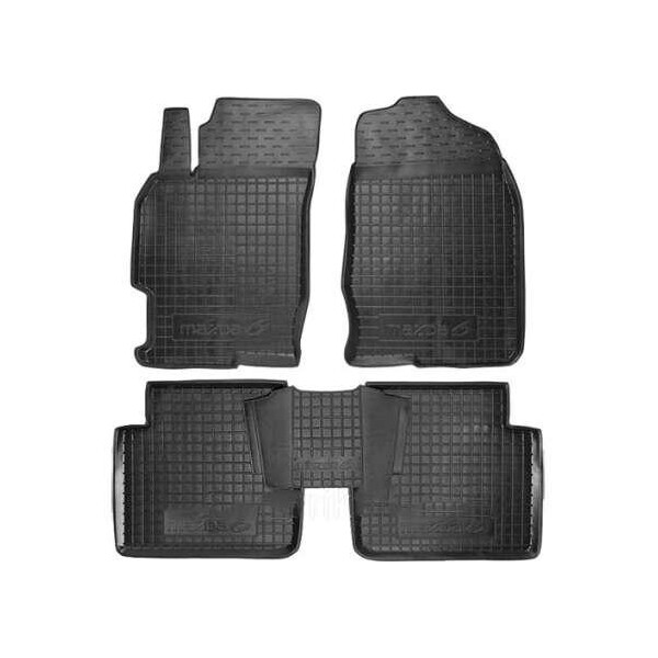 

Коврики в салон для Mazda 6 2008-2012 черный, кт - 4шт 11218 Avto-Gumm