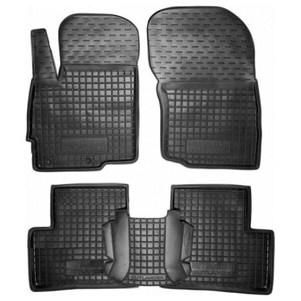 

Коврики в салон для Mitsubishi Outlander 2012- черный, кт - 4шт 11244 Avto-Gumm