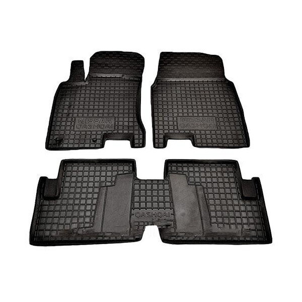 

Коврики в салон для Nissan Qashqai I 2006 -2014 черный, кт - 4шт 11261 Avto-Gumm